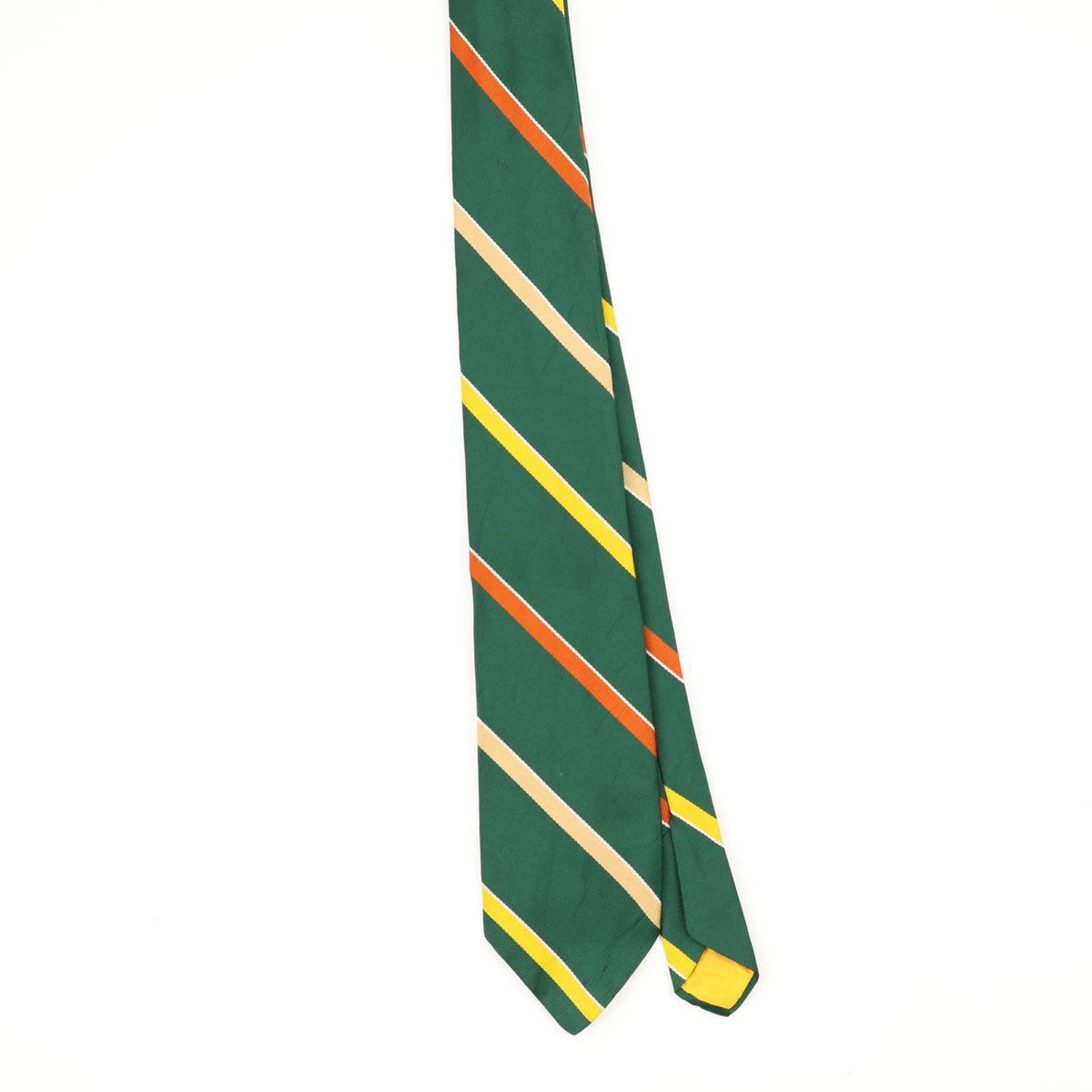 Front Front of Vintage 1980's Striped Patterned Tie