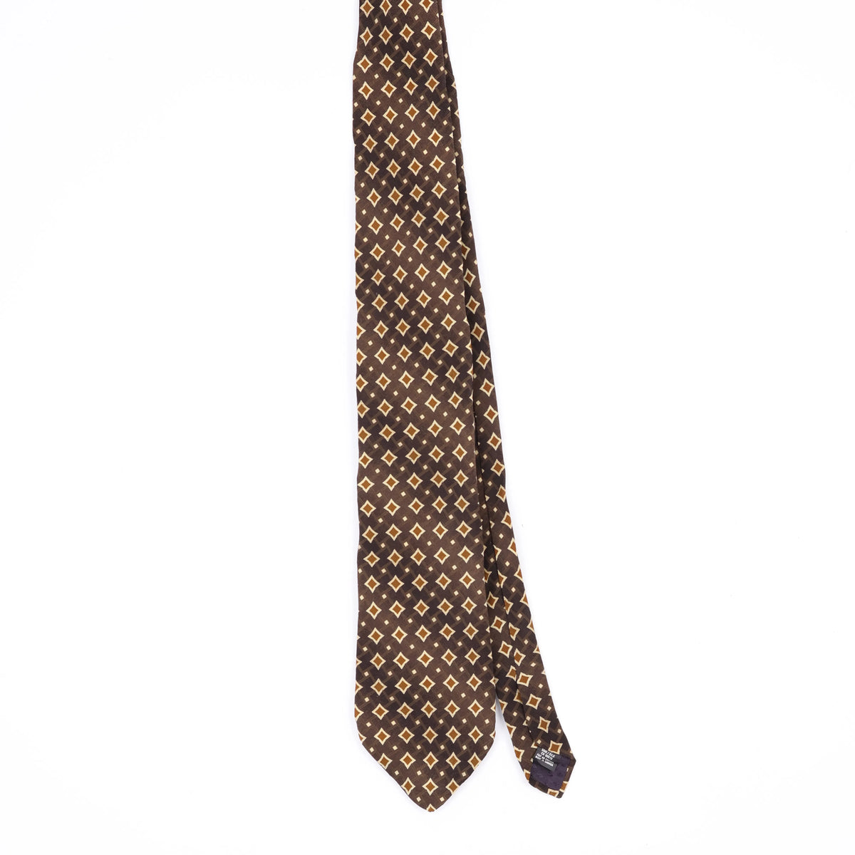 Front Front of Vintage 1990's Geometric Patterned Tie