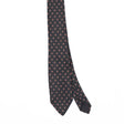 Front Front Detail of Vintage 1990's Polka Dot Patterned Tie