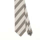 Front Detail of Vintage 1990's Giorgio Armani Striped Patterned Tie