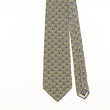 Front Detail of Vintage 1990's Tie Rack Beaufort Geometric Patterned Tie