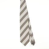 Front of Vintage 1990's Giorgio Armani Striped Patterned Tie