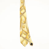 Front Front of Vintage Jerry Garcia Absolam Bar Abstract Patterned Tie