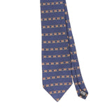 Front Front Detail of Vintage Etienne Aigner Striped Patterned Tie