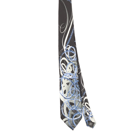 Front Front of Vintage Jerry Garcia Abstract Patterned Tie