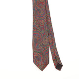 Front Detail of Vintage 1990's Wembley Paisley Patterned Tie