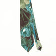 Front Front Detail of Vintage 1990's Van Heusen Floral Patterned Tie