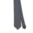 Front Detail of Vintage 1990's Lanvin Geometric Patterned Tie