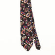 Front Front Detail of Vintage 1990's Circles Geometric Patterned Tie