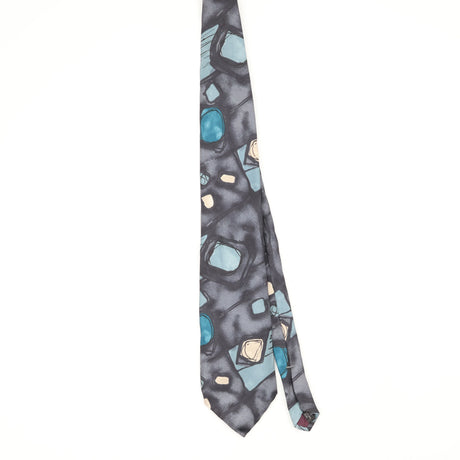 Front Front of Vintage 1990's Abstract Patterned Tie