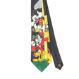 Front Detail of Vintage 1990's Mickey Unlimited Cartoon Patterned Tie