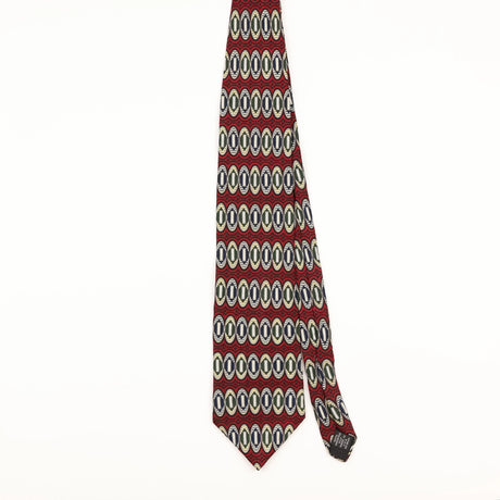 Front of Vintage Geometric Patterned Tie