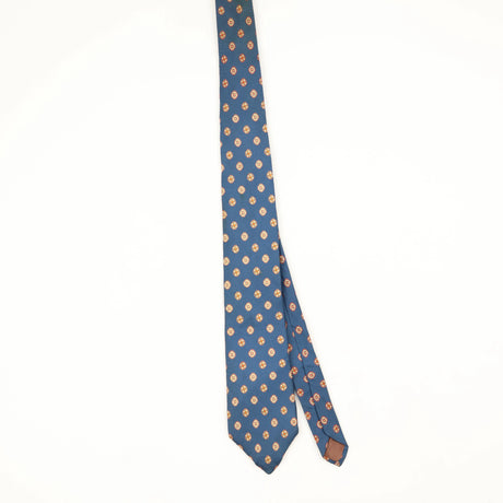 Front Front of Vintage 1990's Yves Saint Laurent Geometric Patterned Tie