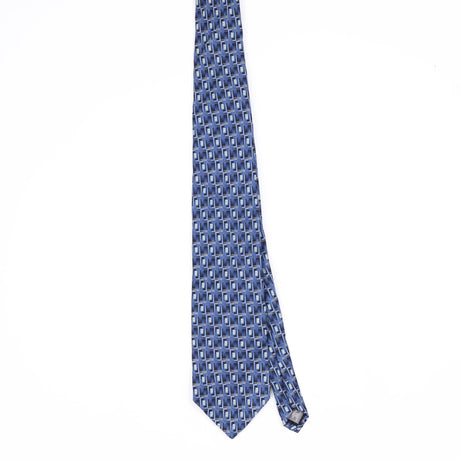 Front Front of Vintage 1990's Stafford Squares Geometric Patterned Tie