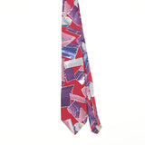 Front Front of Vintage 1990's Stafford Abstract Patterned Tie