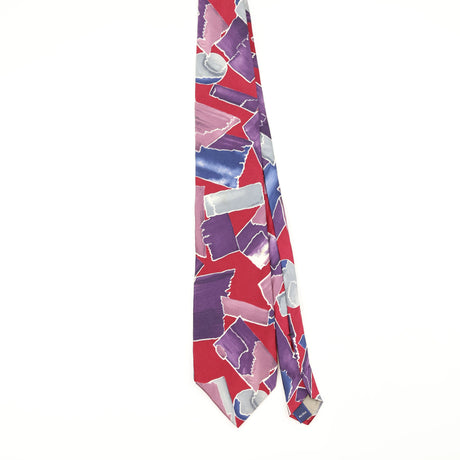 Front Front of Vintage 1990's Stafford Abstract Patterned Tie