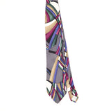 Front of Vintage 1990's Abstract Patterned Tie