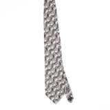 Front Front of Vintage 1990's Croft & Barrow Waves Geometric Patterned Tie