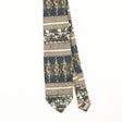 Front Front Detail of Vintage 1990's Fratelli Geometric Patterned Tie