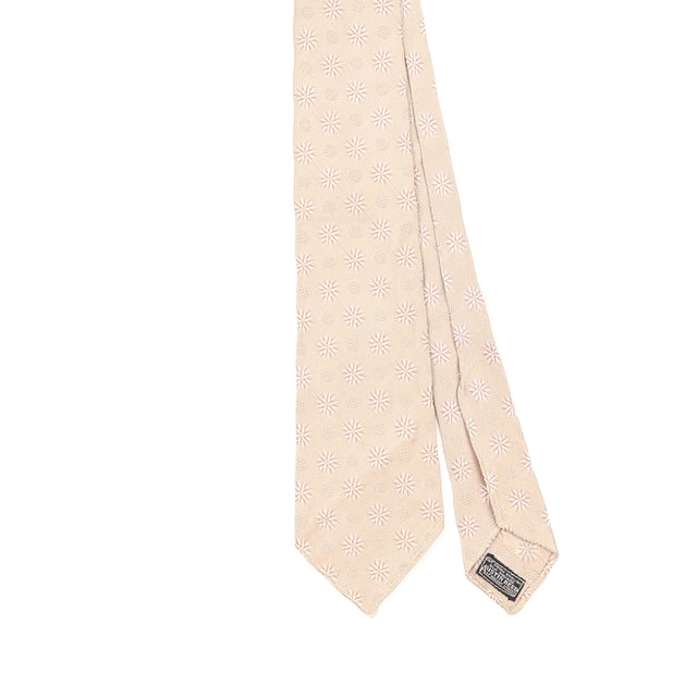 Front Front Detail of Vintage 1980's Austin Reed Stars Geometric Patterned Tie