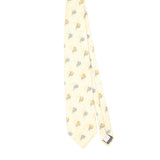 Front Front of Vintage 1990's Givenchy Monogram Floral Patterned Tie