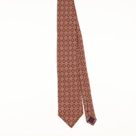 Front of Vintage 1990's J.T. Beckett Geometric Patterned Tie