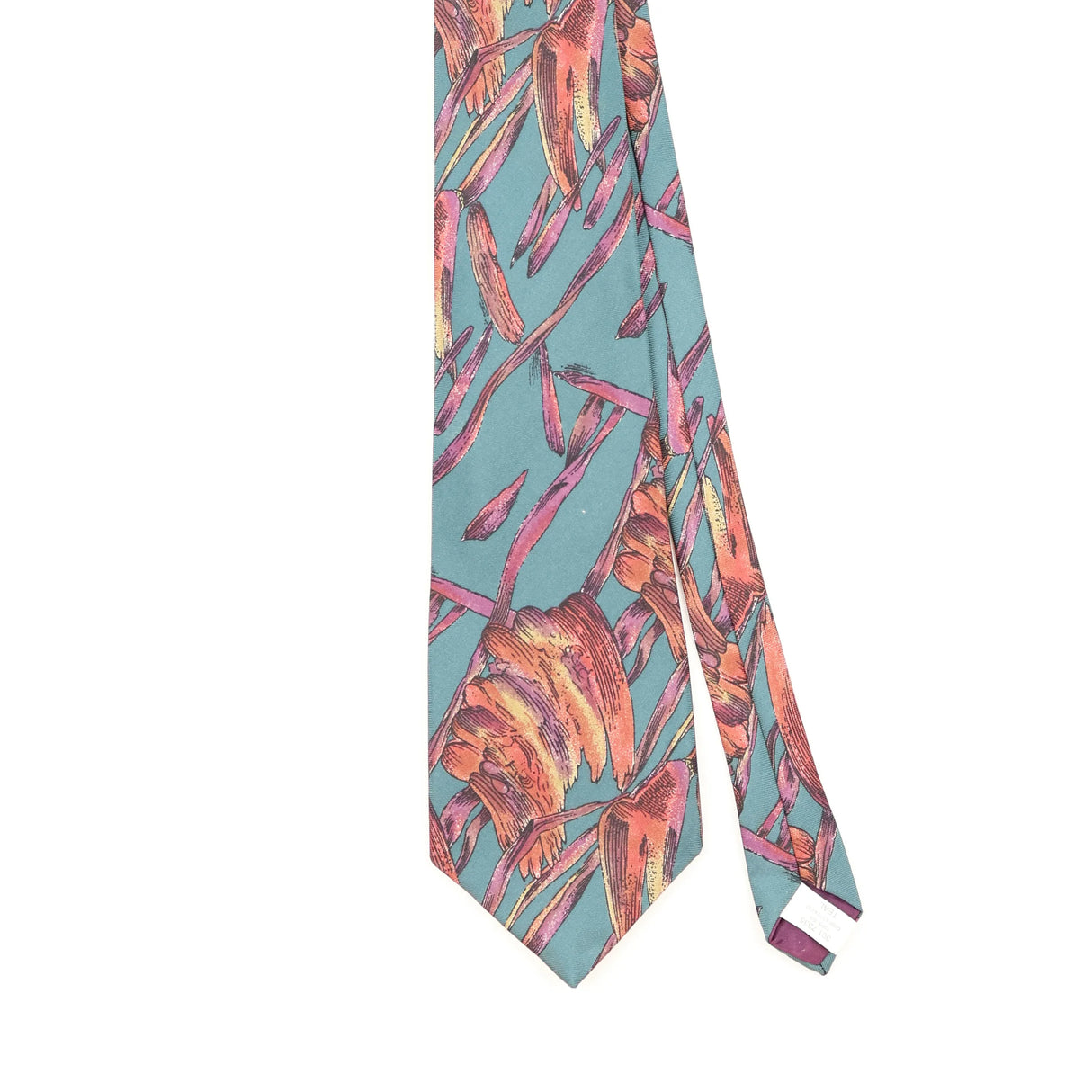 Front Detail of Vintage 1990's Abstract Patterned Tie