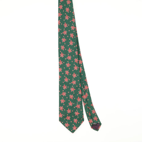 Front of Vintage 1990's Tango Leaf Geometric Patterned Tie