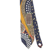 Front Detail of Vintage 1980's Tennis Cartoon Patterned Tie