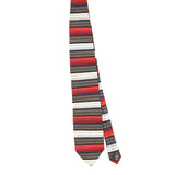 Front Front of Vintage 1990's Striped Patterned Tie