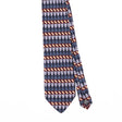 Front Front Detail of Vintage 1990's Ovals Geometric Patterned Tie