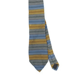 Front Front Detail of Vintage 1990's Waves Geometric Patterned Tie