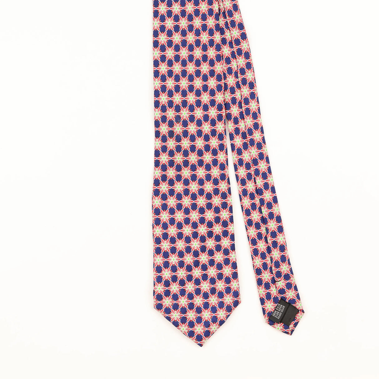 Front Detail of Vintage Cape Cod Geometric Patterned Tie