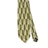 Front Front Detail of Vintage 1990's Grateful Dead Geometric Patterned Tie
