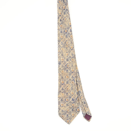 Front Front of Vintage 1990's Geometric Patterned Tie
