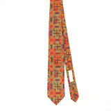 Front of Vintage 1990's Abstract Patterned Tie