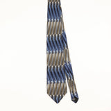 Front of Vintage 1990's Murano Geometric Patterned Tie