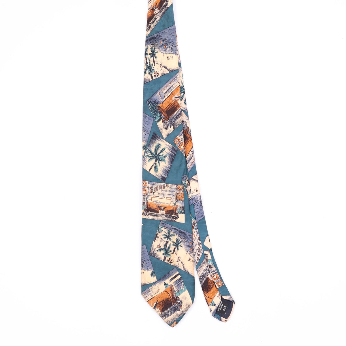 Front Front of Vintage 1990's Postcard Abstract Patterned Tie
