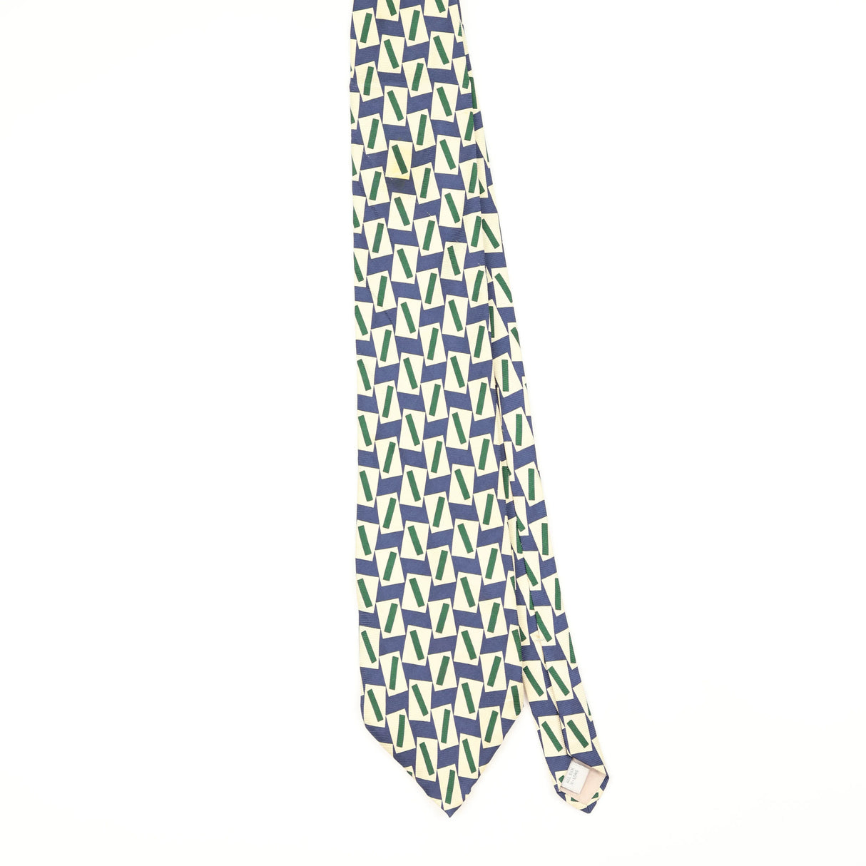 Front Front of Vintage 1990's Pierre Cardin Geometric Patterned Tie