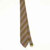 Front Front of Vintage 1980's Striped Patterned Tie