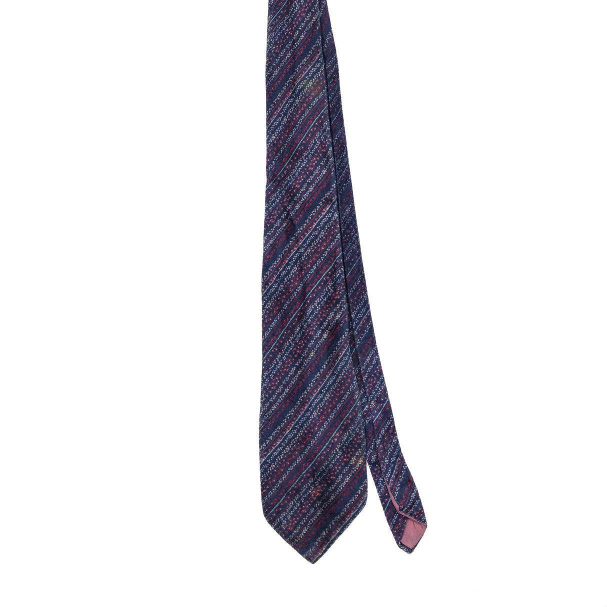 Front Front of Vintage 1980's Pierre Cardin Striped Patterned Tie
