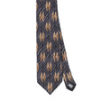 Front Front Detail of Vintage 1990's Diamonds Geometric Patterned Tie