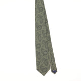 Front of Vintage 1990's Krizia Uomo Paisley Patterned Tie
