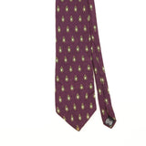 Front Detail of Vintage Bill Blass Geometric Patterned Tie