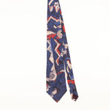 Front of Vintage 1990's Abstract Patterned Tie