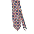Front Front Detail of Vintage 1990's Geometric Patterned Tie
