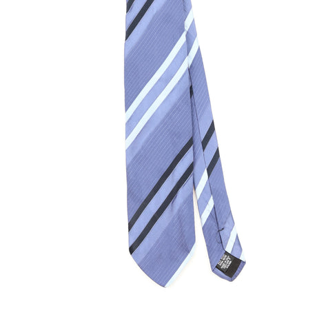 Front Front Detail of Vintage Hugo Boss Striped Patterned Tie