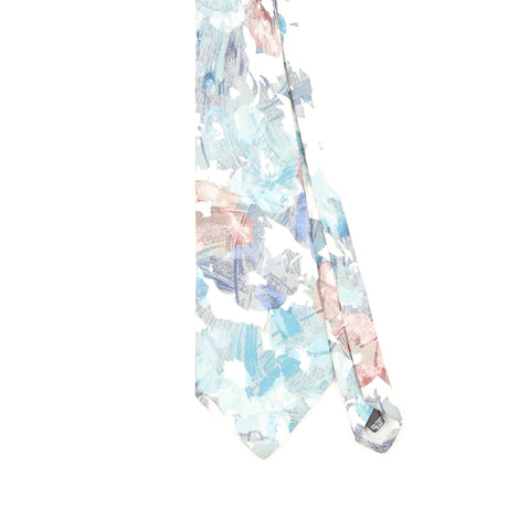 Front Detail of Vintage 1990's Towncraft Abstract Patterned Tie