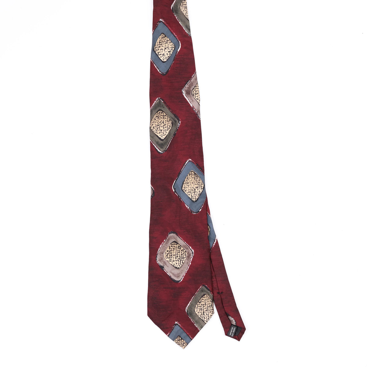Front Front of Vintage 1990's Croft & Barrow Abstract Patterned Tie