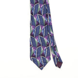 Front Detail of Vintage 1990's Abstract Patterned Tie